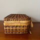 Small wicker suitcase