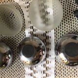 Trio of designer tealight holders