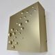 Gold ‘star rain’ wall lamp by e.j. jelles for raak in 1960s