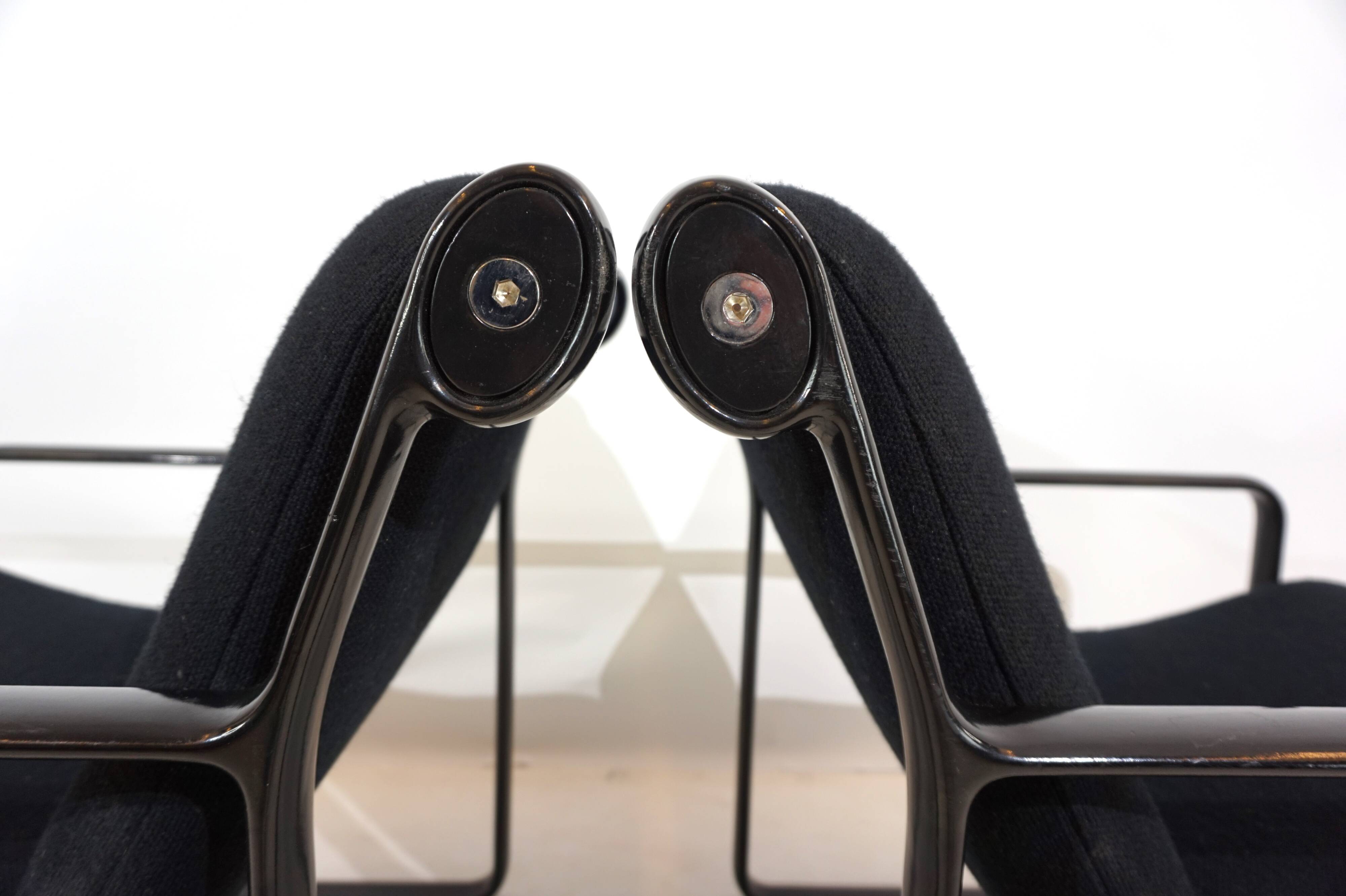 Lot de 2 fauteuils lounge Knoll Sling par Hannah&Morrison