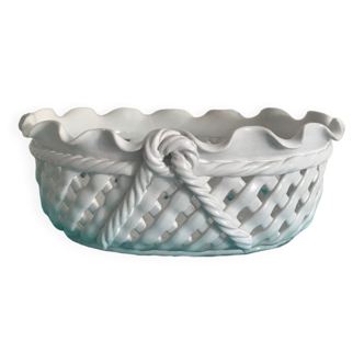 Porcelain fruit basket