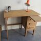Bureau d'usine en bois annees 50