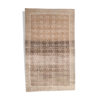 6x10 brown bohemian vintage rug 293x178cm