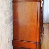 Low antique 19th century mahogany buffet