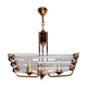 Tubular Venini chandelier, Murano glass, 1970, Italy