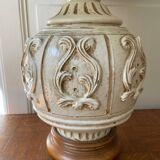 Large shabby chic lamp