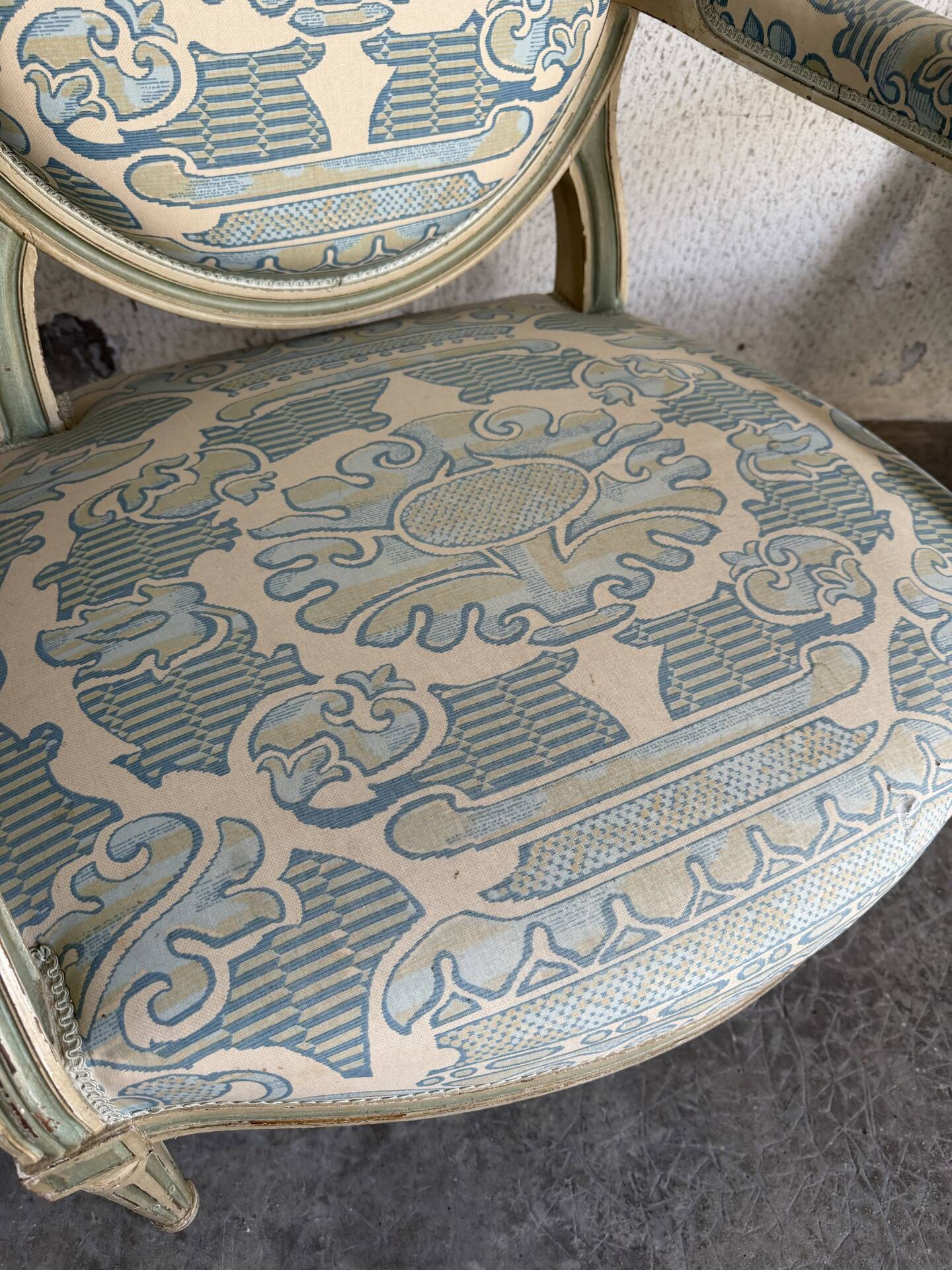 Louis XVI style armchair
