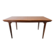 Extendable Scandinavian teak dining table, circa 1960