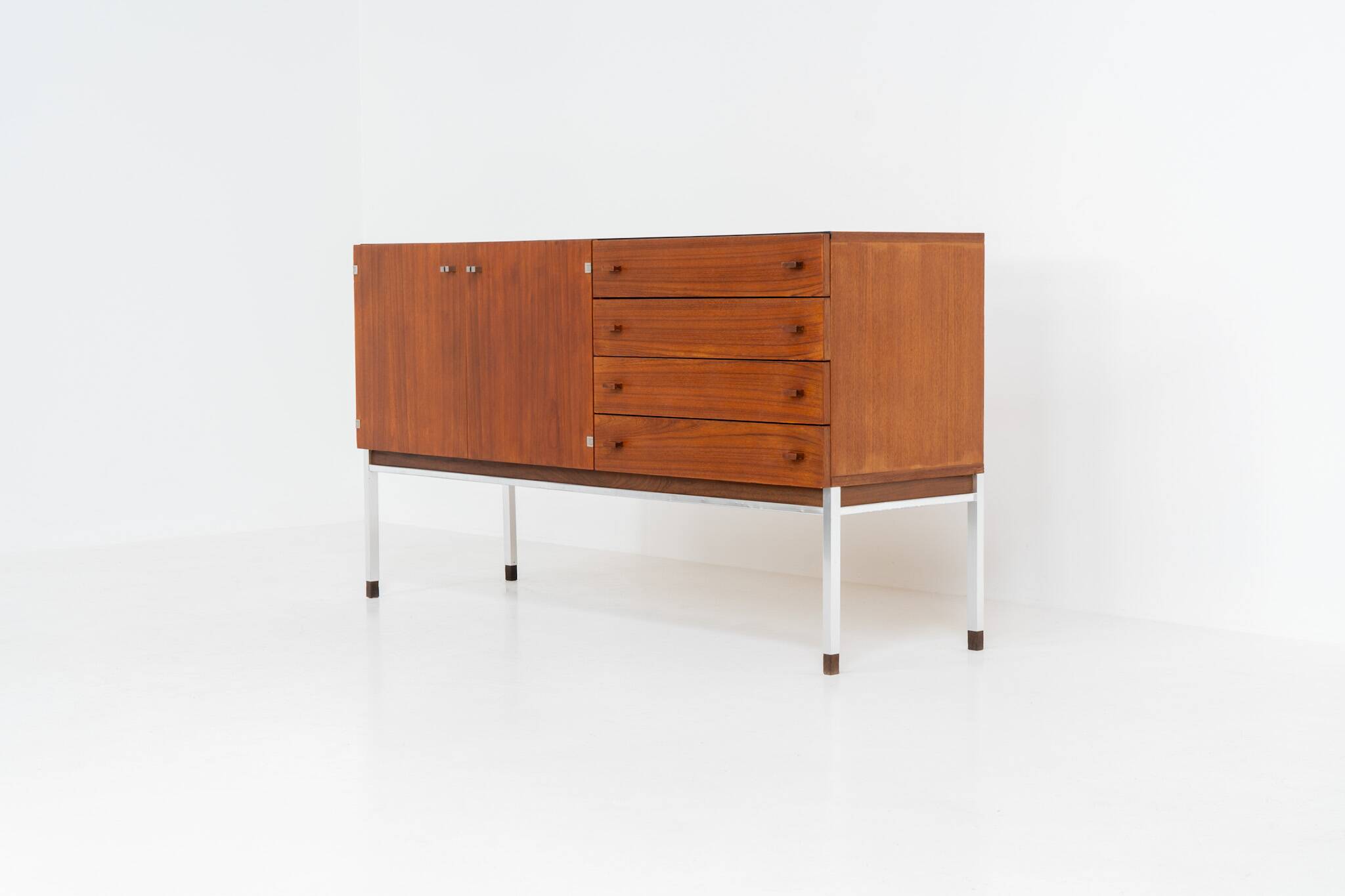 Modernist sideboard in teak