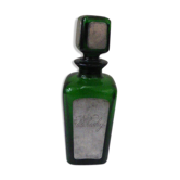 Carafe en verre vert vintage 1970