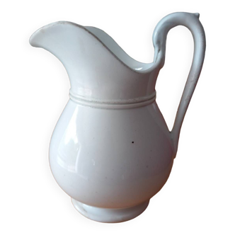Old white pitcher bordeaux vieillard & cie