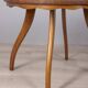 Vintage 1940s wooden coffee table in italian design