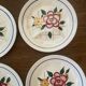 6 assiettes plates à compartiments Digoin Sarreguemines