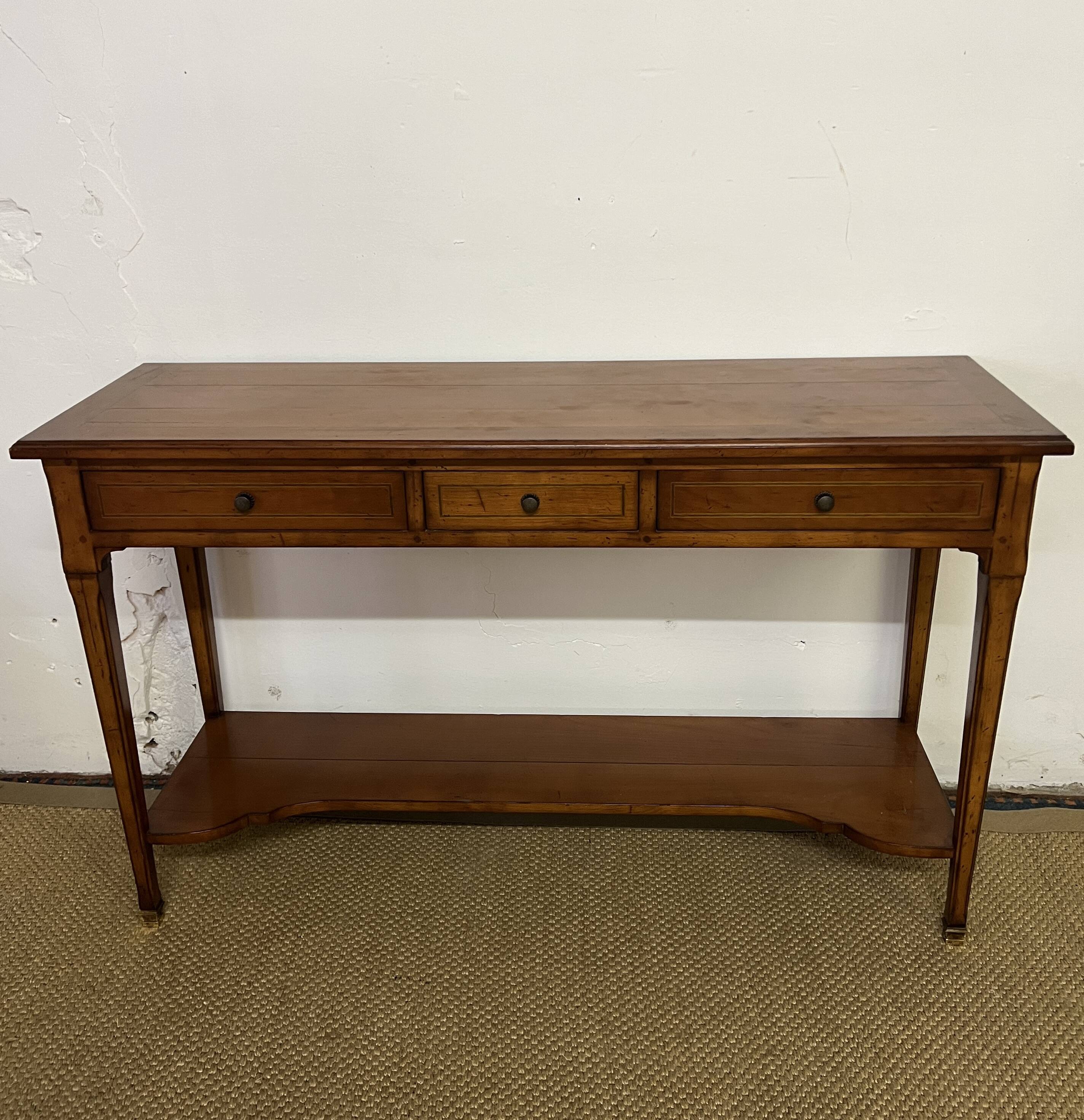 Console / server in Louis XV style cherry wood