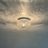 Transparent bubble glass ceiling lamp by peill & putzler, 1970s