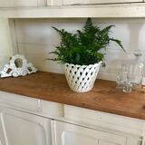 Braided ceramic pot cover