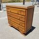 Old Art Deco chest of drawers 4 drawers and marble top