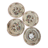 Set of 4 vintage plates
