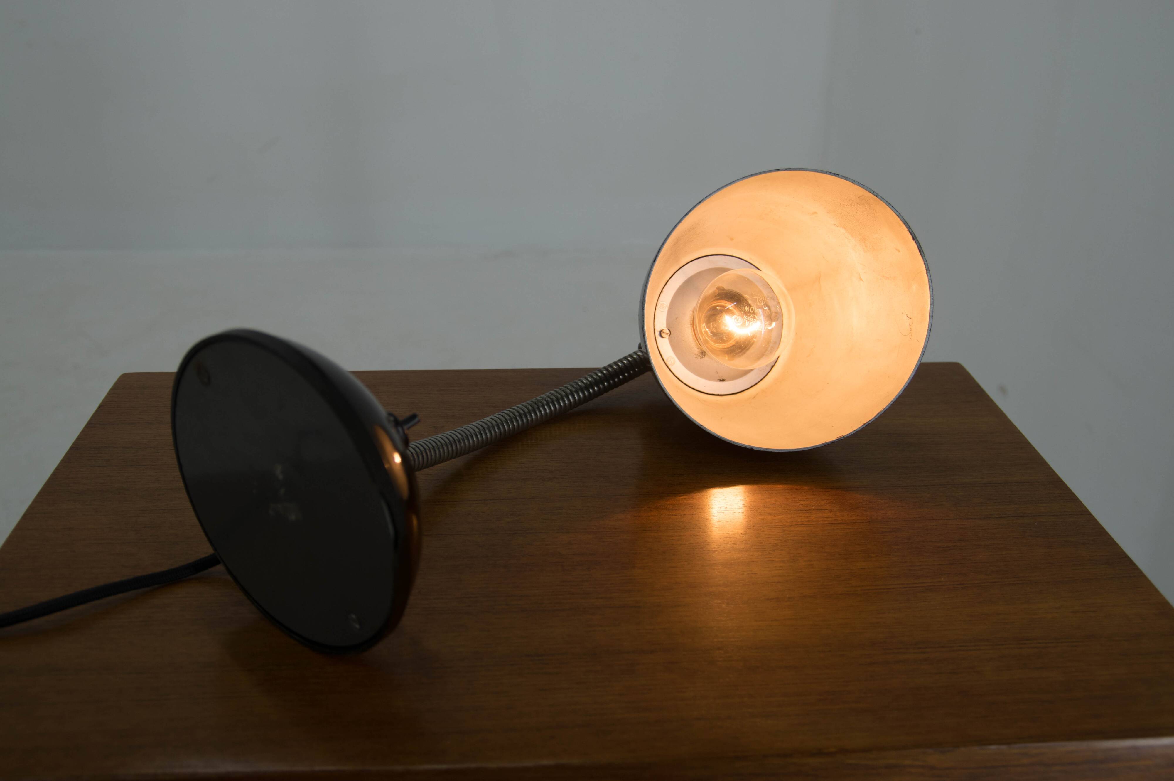 Midcentury Adjustable Bakelite Table Lamp by Eric Kirkman Cole, 1950s