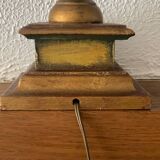 Vintage carved wooden lamp base – Baroque / Italian style
