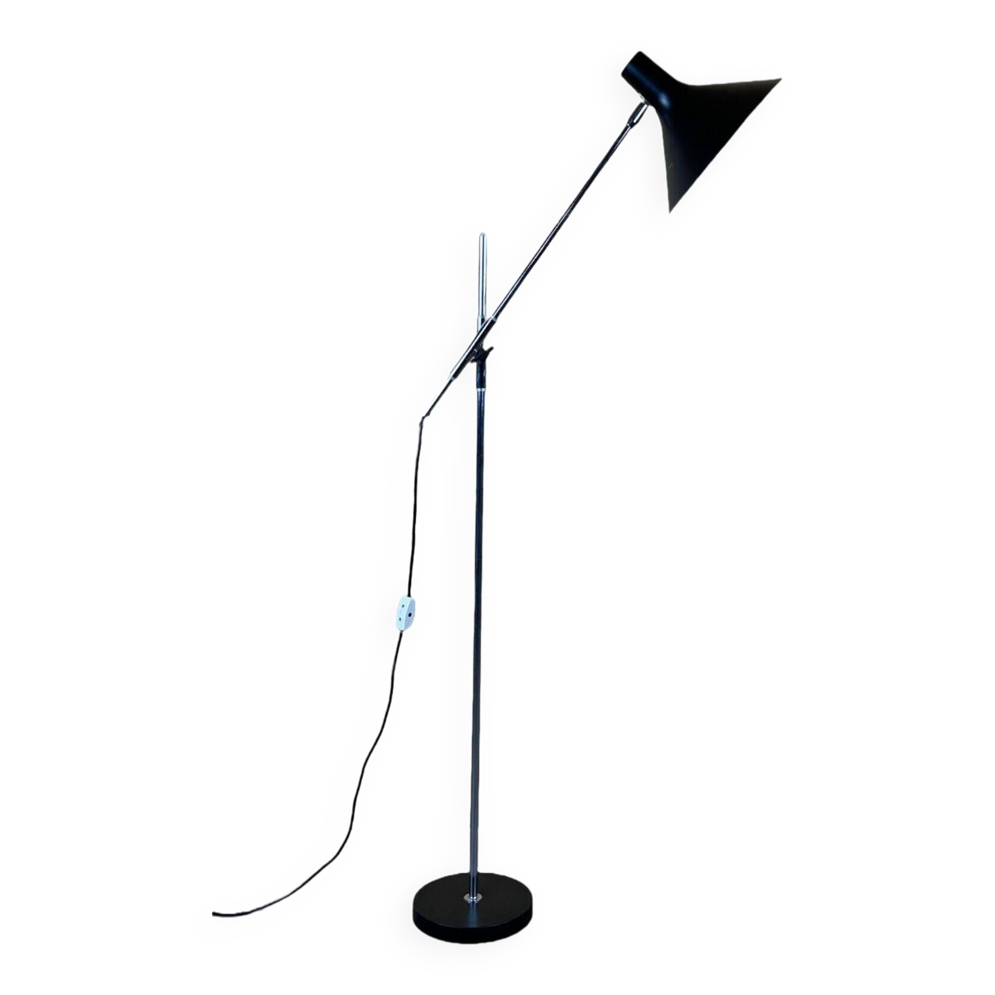 60s 70s adjustable 8180 floor lamp by karl-heinz kinsky for cosack