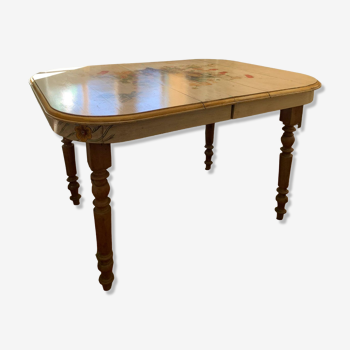 Provence table peinte à la main nature notre pièce unique