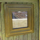 Miroir en laiton vintage