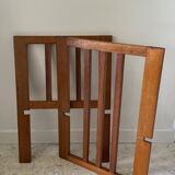 Vintage geometric magazine rack