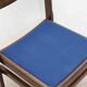 All-wood chair in royal blue and ebony