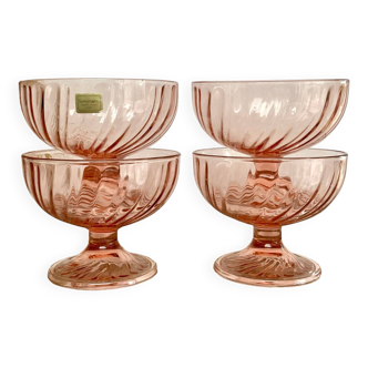 4 luminarc rosaline cups