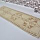 Decorative White Handmade Oushak Runner sku 2079