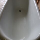 Old cast iron bathtub