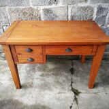 Old solid wood desk