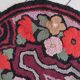 Tapis ancien fait main American Hooked 75cm x 130cm - 1C990