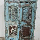 Ancienne armoire de Shekhawati en teck birman