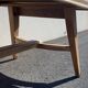 Oak dining table with inlaid top, 40s