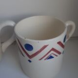 6 coffee cups Digoin Badonviller Sarreguemines