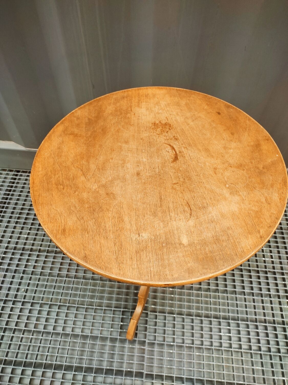 Wooden bistro table