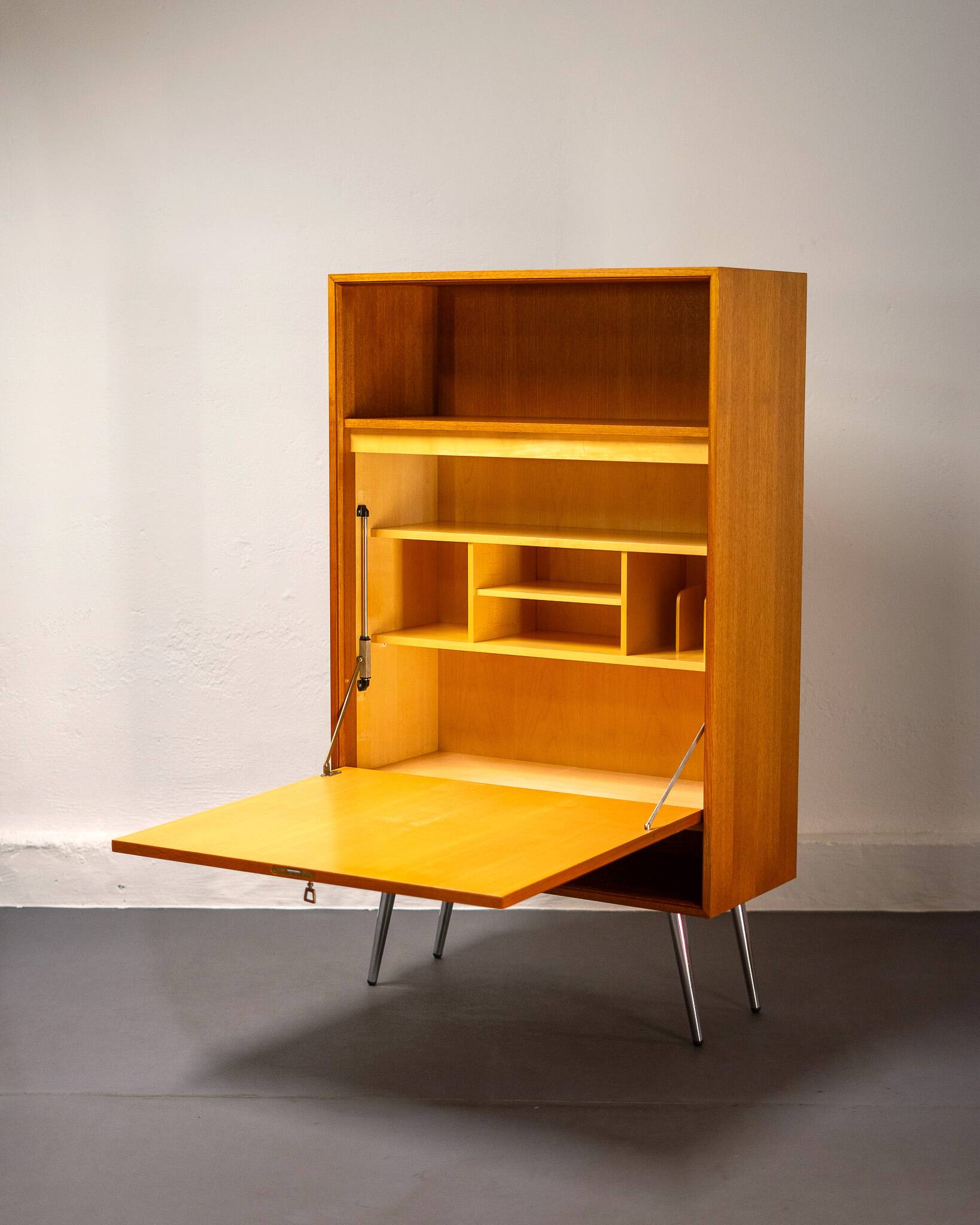 Mid Century Secreter or Bar Cabinet by Franz Meyer Möbel, Germany, 1960's