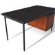 Florence Knoll desk signed Knoll – black lacquer – circa 1950
