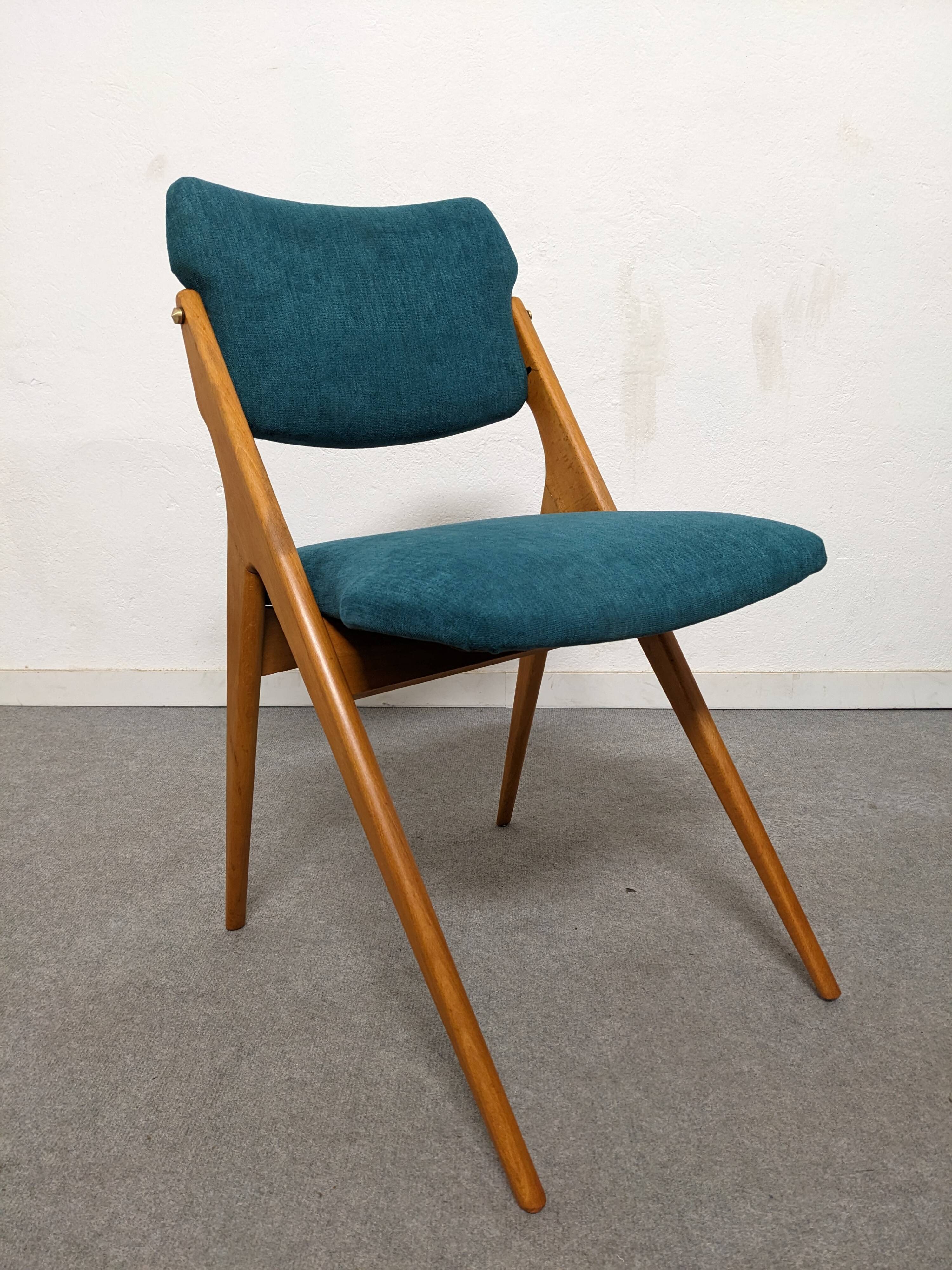 Vintage chair by Gérard Guermonprez, Godfrid edition, circa 1960