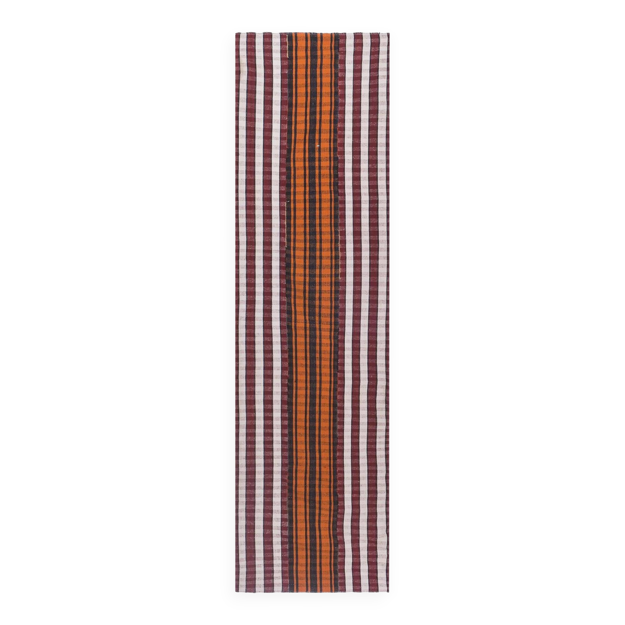 Vintage Turkish hallway rug 135x487 cm
