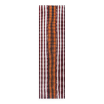 Vintage Turkish hallway rug 135x487 cm