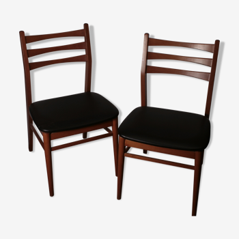 Duo of Scandinavian style chairs