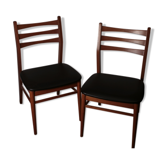 Duo of Scandinavian style chairs