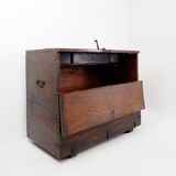 Asian wooden chest with decorative fittings