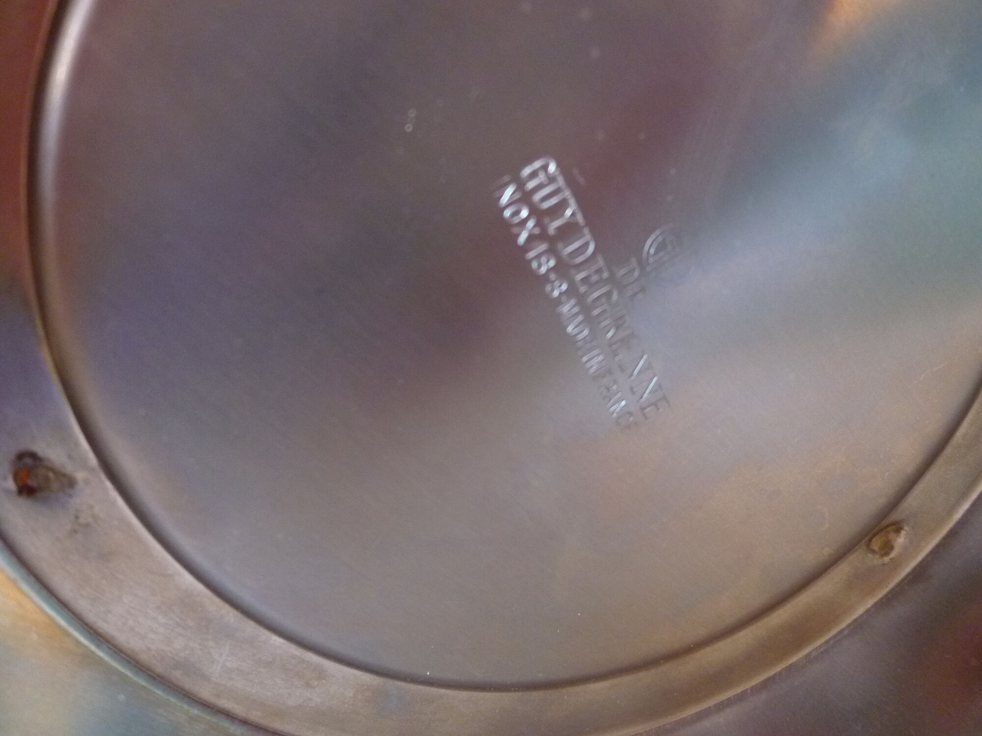 Art nouveau in stainless steel champagne bucket