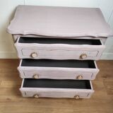 old pink restyled chest of drawers