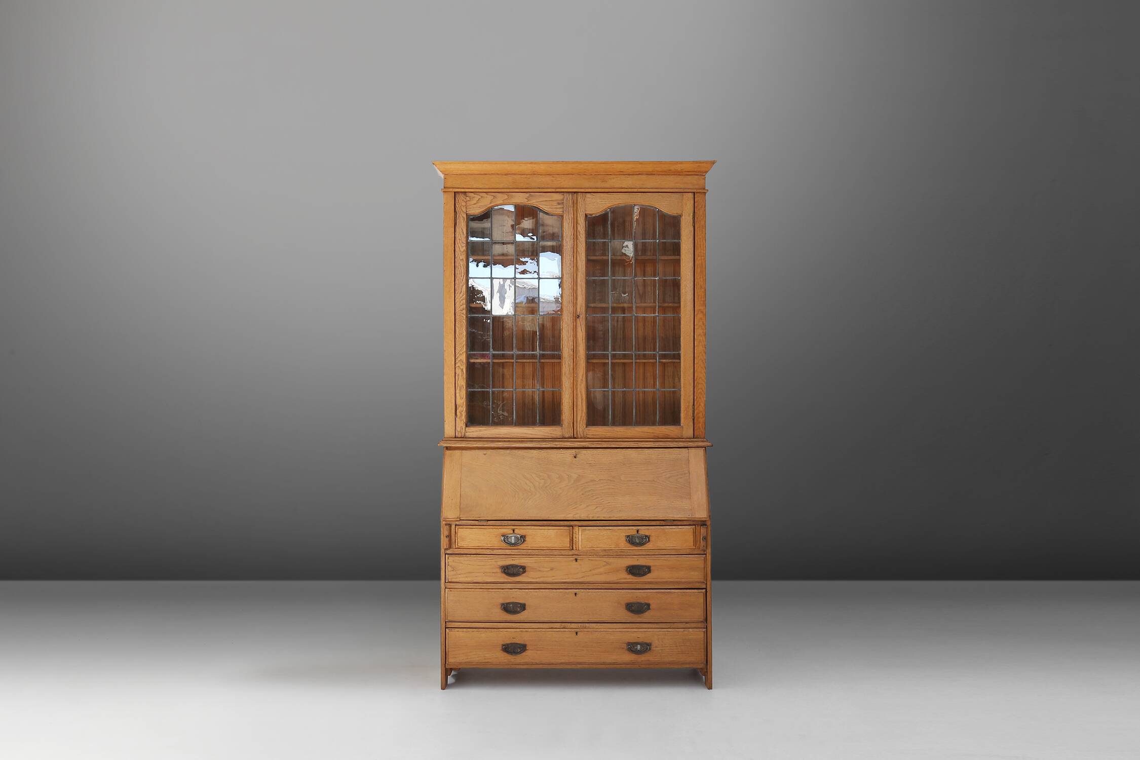 Engish secretary bookcase Arts&Crafts 1910