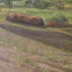 Vintage Impressionist Landscape Oil Painting by Holger Havrehed